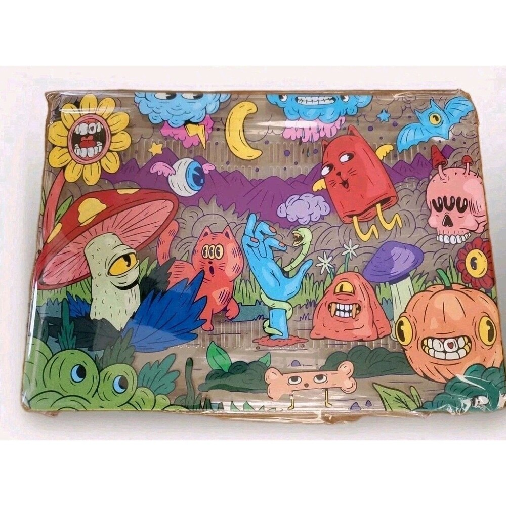 Psychedelic Monsters Retro  Hard Shell Case New  Macbook Air 13.6 Stand Vent